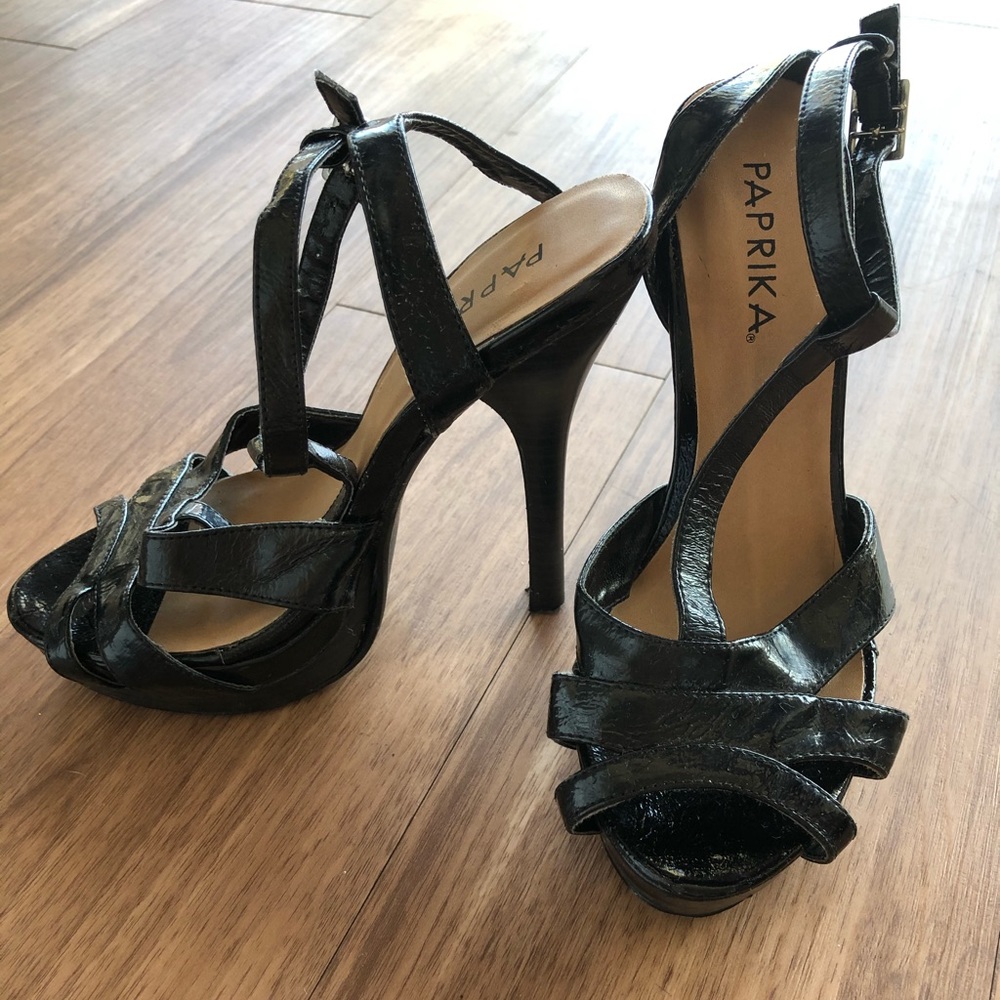 Black high heels